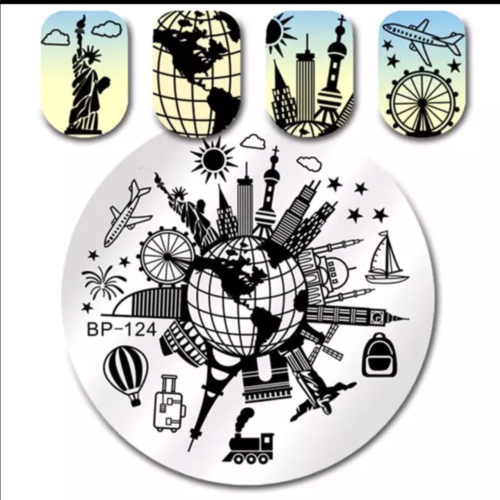 Nail Stamping Plate Manicure Nail Art Image Plate